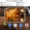 Two-pack 2260ml Large Glass Baking Dish