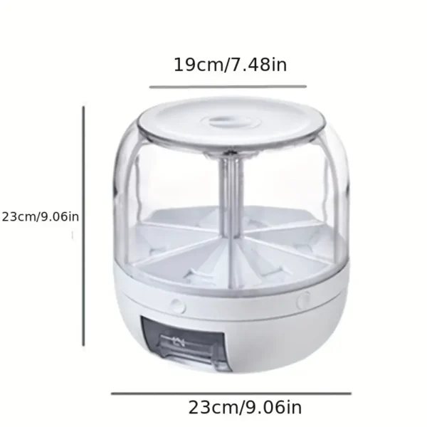 360-Degree Rotating Grain Storage Box