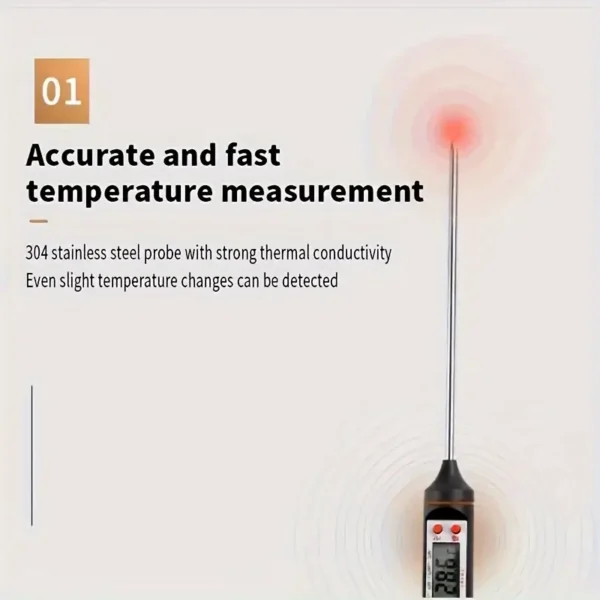 Cop Rose Digital Food Thermometer