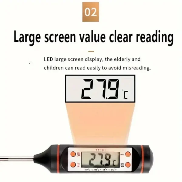 Cop Rose Digital Food Thermometer