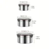 3pcs Food Containers with Vented Lids