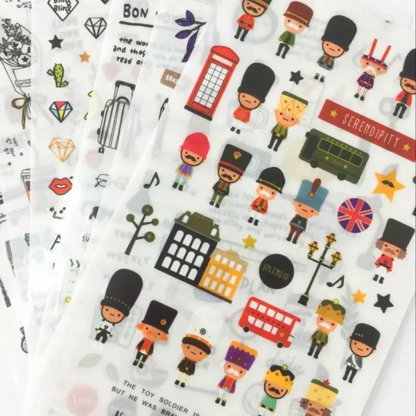 1696678579278-c1ffc74878994c04894a25deb7bcd469-goods.webp 6pcs Watercolor Sticker Set for Journals & Albums