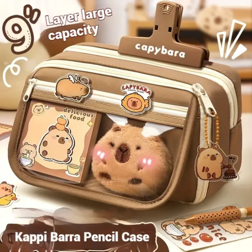 1e456e9d-56a9-4fab-aedd-84d8818bb567.webp Seven piece set capybara pencil case
