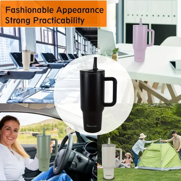 39b2ca65-1def-40e5-961c-40eb40f23fe3 40oz Stainless Steel Insulated Tumbler (Random Colour)