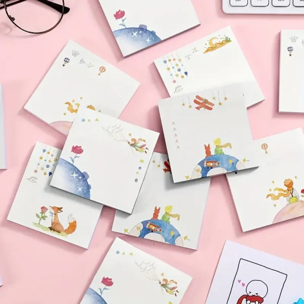 4f8fa696b03e1acd3740264492cd3119.webp 1pc, 50pages Sticky Notes, Cute Cartoon Note Pad