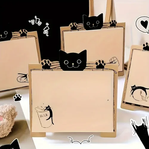 745fb10c-db6d-4370-a119-21654cc69405.webp Chic Cat Themed Sticky Notes