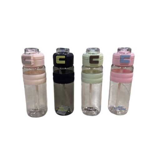NS13713BK1 Transparent Sport Bottle with Easy Grip (Random Colour)