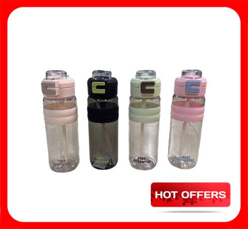 NS13713BK1 4pcs Transparent Body Bottles with Durable Design