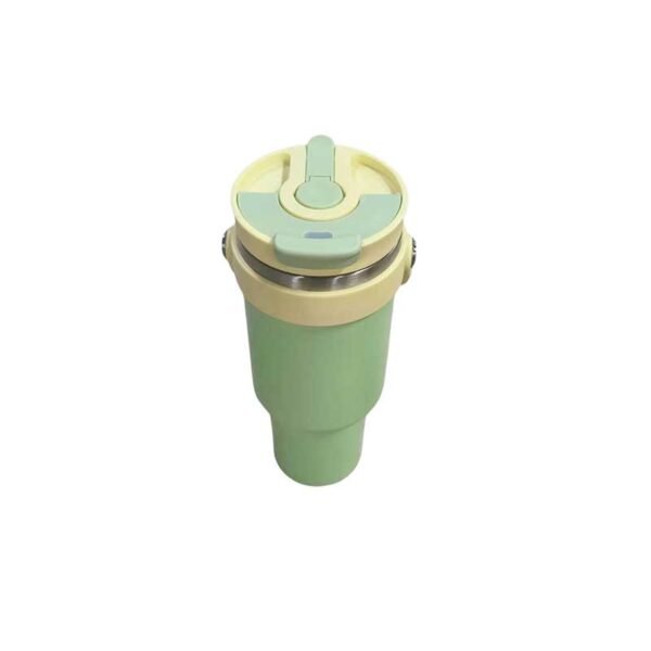 NS13715GNYW1 Stainless Steel Thermos Bottle with Straw (Random Colour)