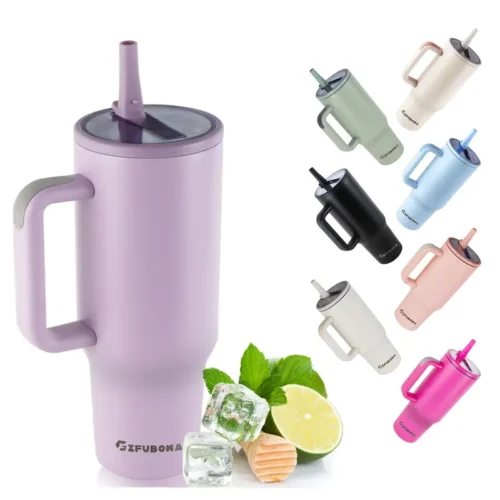 bae32853-3c37-4e39-8db9-52c17dd3c36e 40oz Stainless Steel Insulated Tumbler (Random Colour)