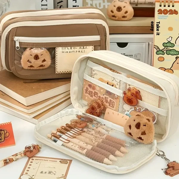 c59b1c04-1019-46bb-9124-22a2c7566d0e.webp Seven piece set capybara pencil case