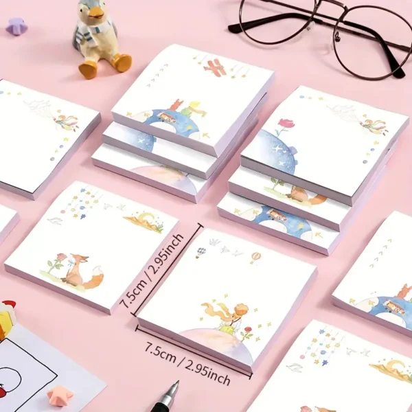 e29408f4a88093449fbd970c6aae47c9.webp 1pc, 50pages Sticky Notes, Cute Cartoon Note Pad