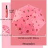 fab29608-fa54-11ef-9787-0a580a66d8f5 Compact Folding Umbrella - Watermelon Slice Design