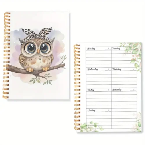 fb07caeef529462e81d5941d5766056f-goods.webp 1pc Moe Xiao Qiyun Spiral Weekly Planner Notebook